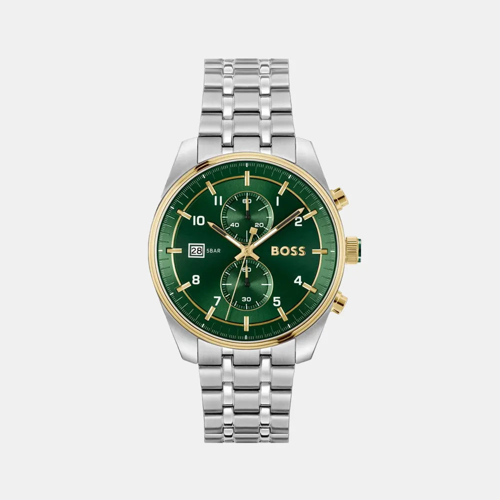 BOSS Montre BOSS Homme Skytraveller Chronographe en Acier 1514195