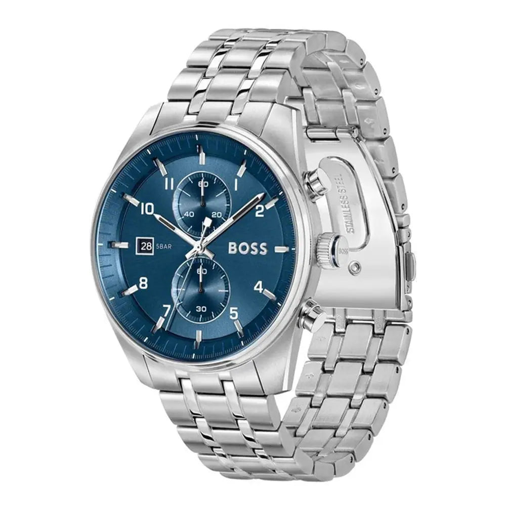BOSS Montre BOSS Homme Skytraveller Chronographe en Acier 1514216