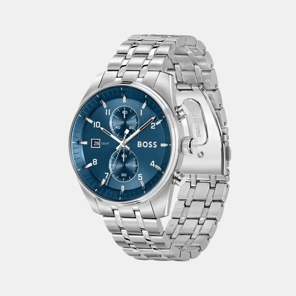 BOSS Montre BOSS Homme Skytraveller Chronographe en Acier 1514216