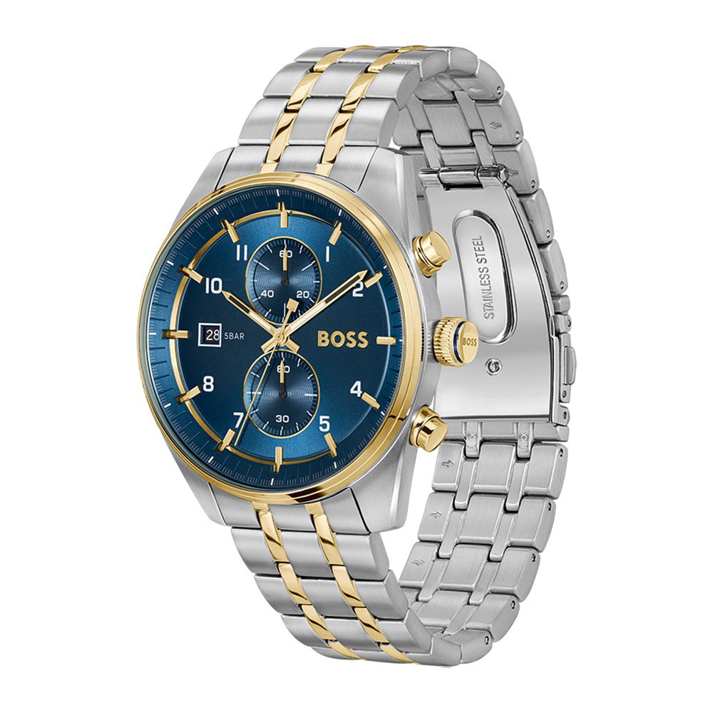 BOSS Montre BOSS Homme Skytraveller Chronographe en Acier 1514247