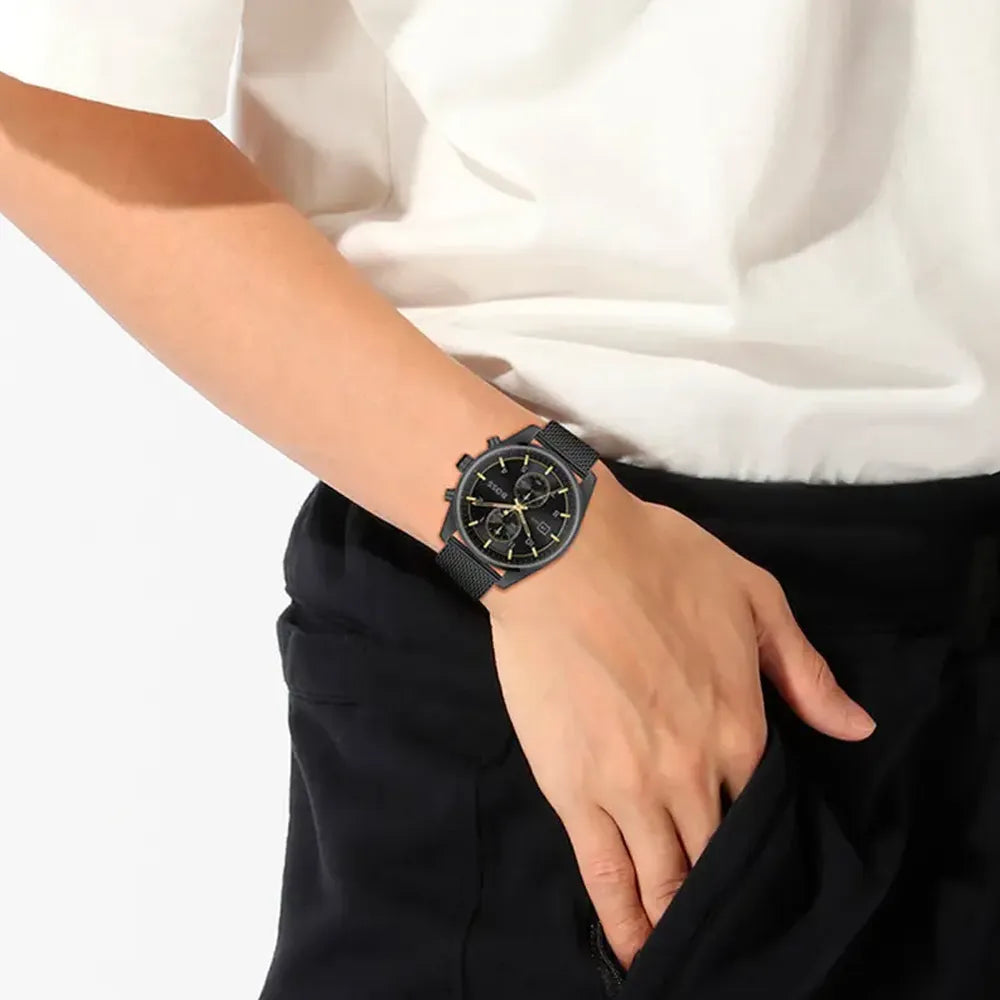 BOSS Montre BOSS Homme Sport Luxe Chronographe en Acier 1514150