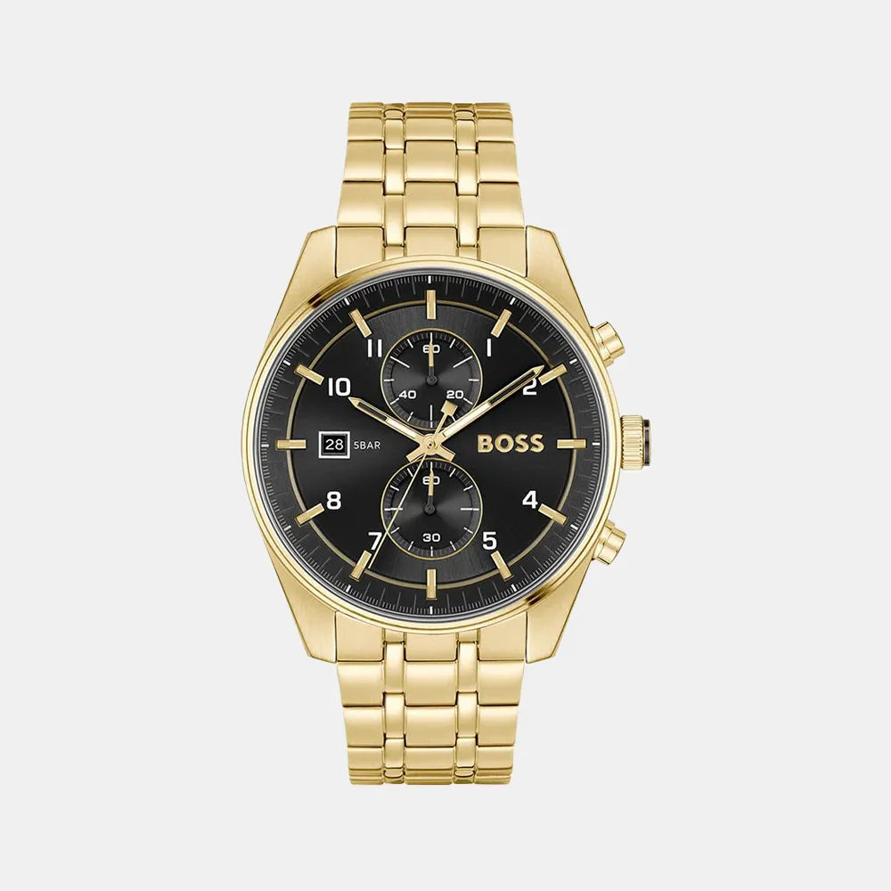 BOSS Montre BOSS Homme Sport Luxe chronographe en Acier Doré 1514152