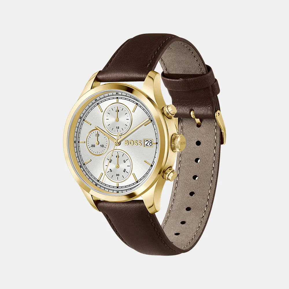 BOSS Montre BOSS Homme Stratus en Cuir Marron 1514327