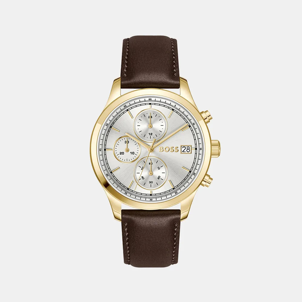 BOSS Montre BOSS Homme Stratus en Cuir Marron 1514327