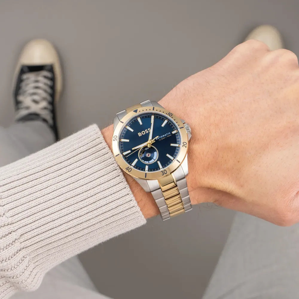 BOSS Montre BOSS Homme Troper Automatic en Acier 1514201