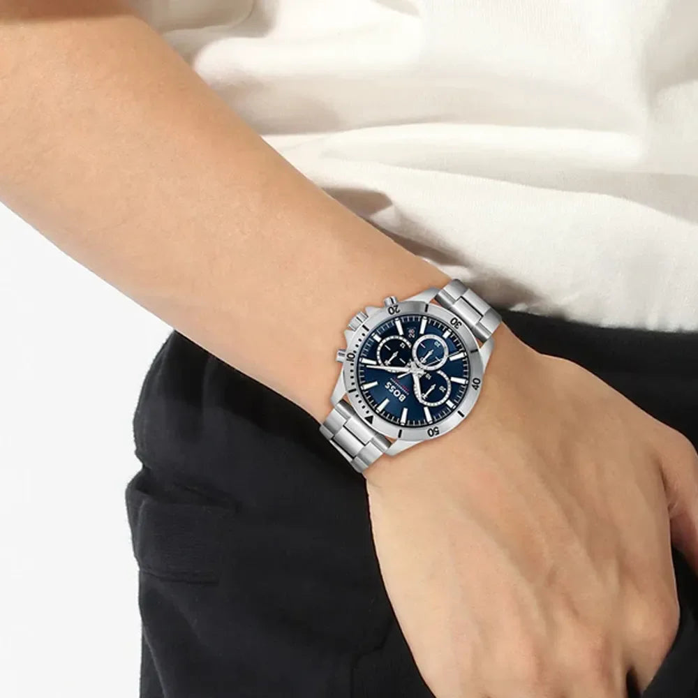 BOSS Montre BOSS Homme Troper Chronographe en Acier 1514069
