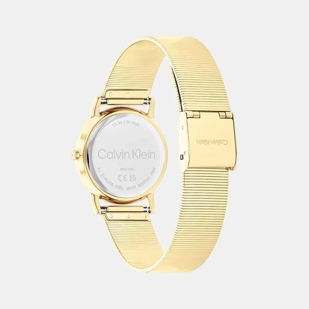 CALVIN KLEIN Montre CALVIN KLEIN Femme CK Feel en Acier Doré 25100035