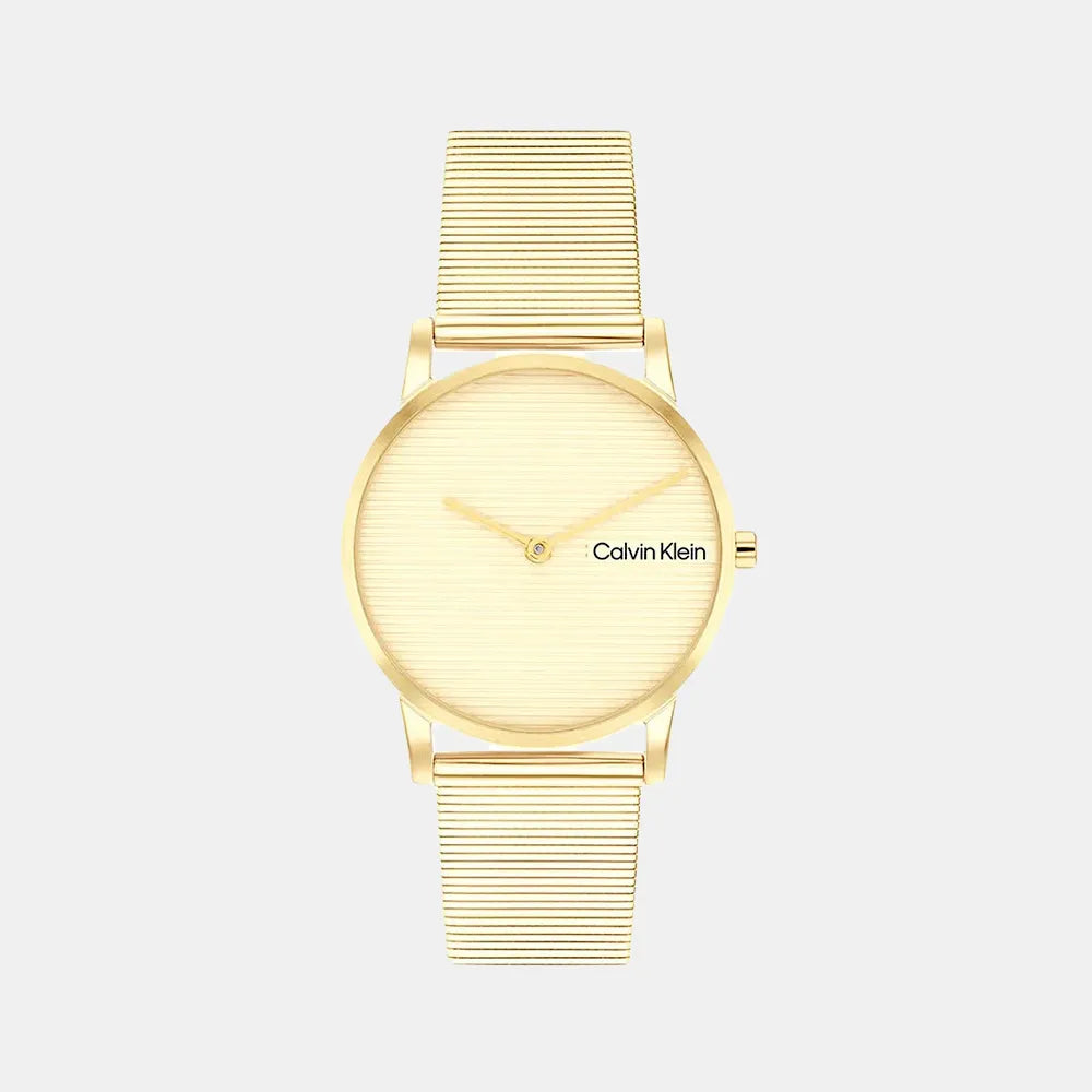 CALVIN KLEIN Montre CALVIN KLEIN Femme CK Feel en Acier Doré 25100035