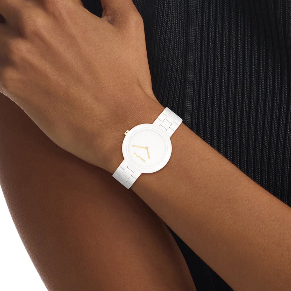 CALVIN KLEIN Montre CALVIN KLEIN Femme en Céramique Blanc 25100072