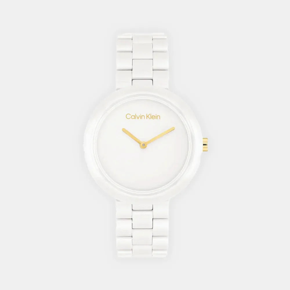 CALVIN KLEIN Montre CALVIN KLEIN Femme en Céramique Blanc 25100072