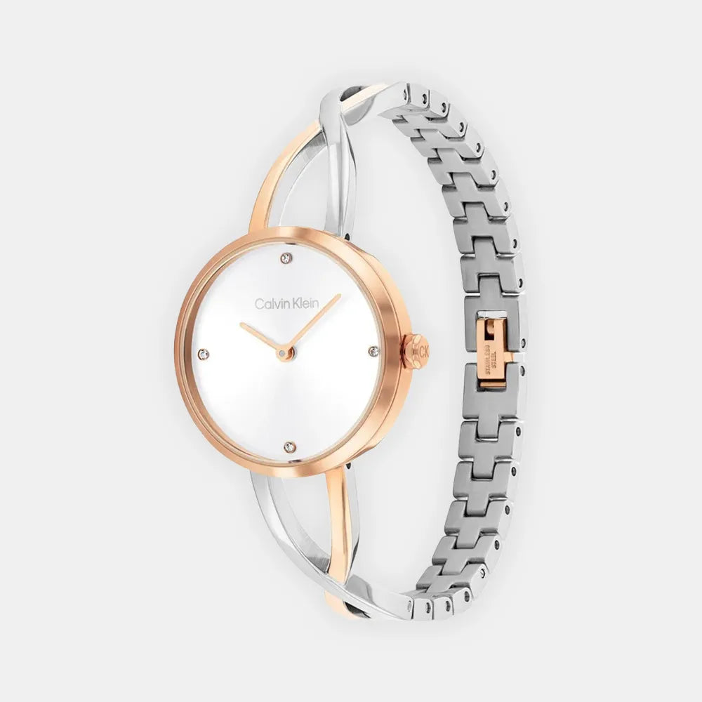 CALVIN KLEIN Montre CALVIN KLEIN Femme Sculpted Embrace en Acier 25100060