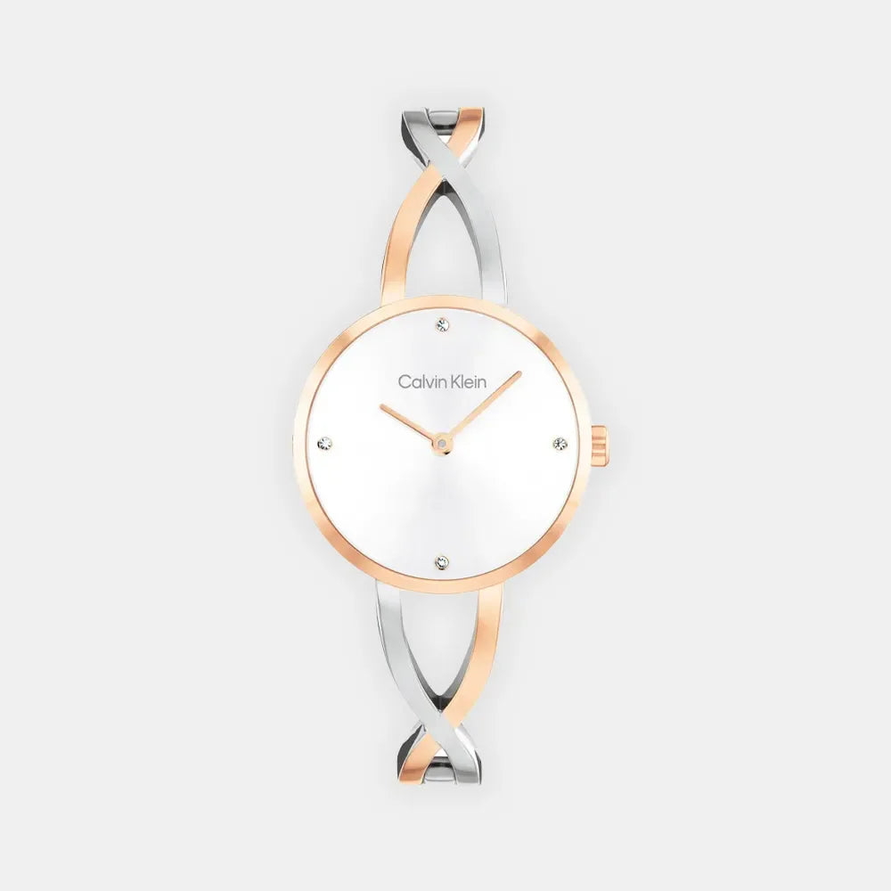 CALVIN KLEIN Montre CALVIN KLEIN Femme Sculpted Embrace en Acier 25100060