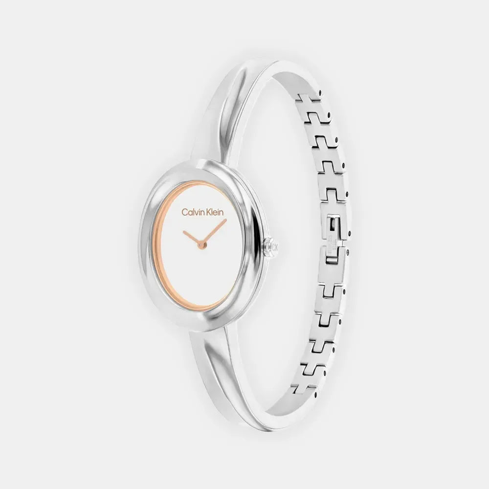 CALVIN KLEIN Montre CALVIN KLEIN Femme Twisted Bezel en Acier 25100055