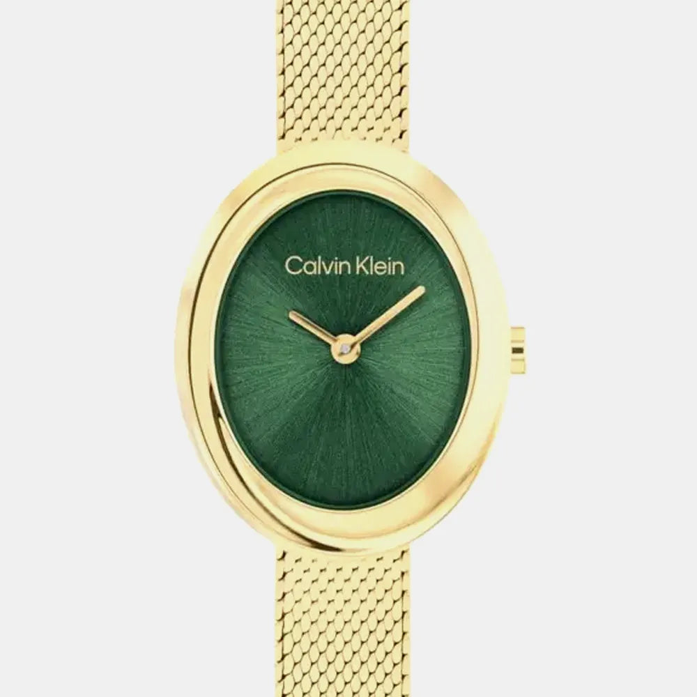 CALVIN KLEIN Montre CALVIN KLEIN Femme Twisted Bezel en Acier Doré 25100152