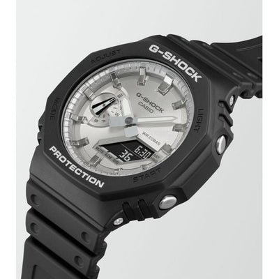 CASIO Montre CASIO G-Shock Homme en Silicone GA-2100SB-1AER