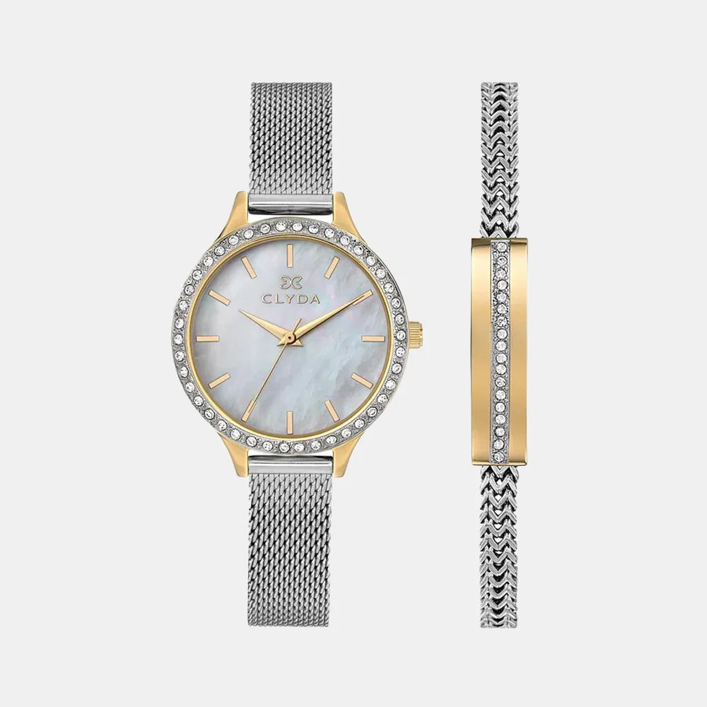 CLYDA Montre CLYDA Femme Coffret Montre et Bijoux CLA0772PBIX