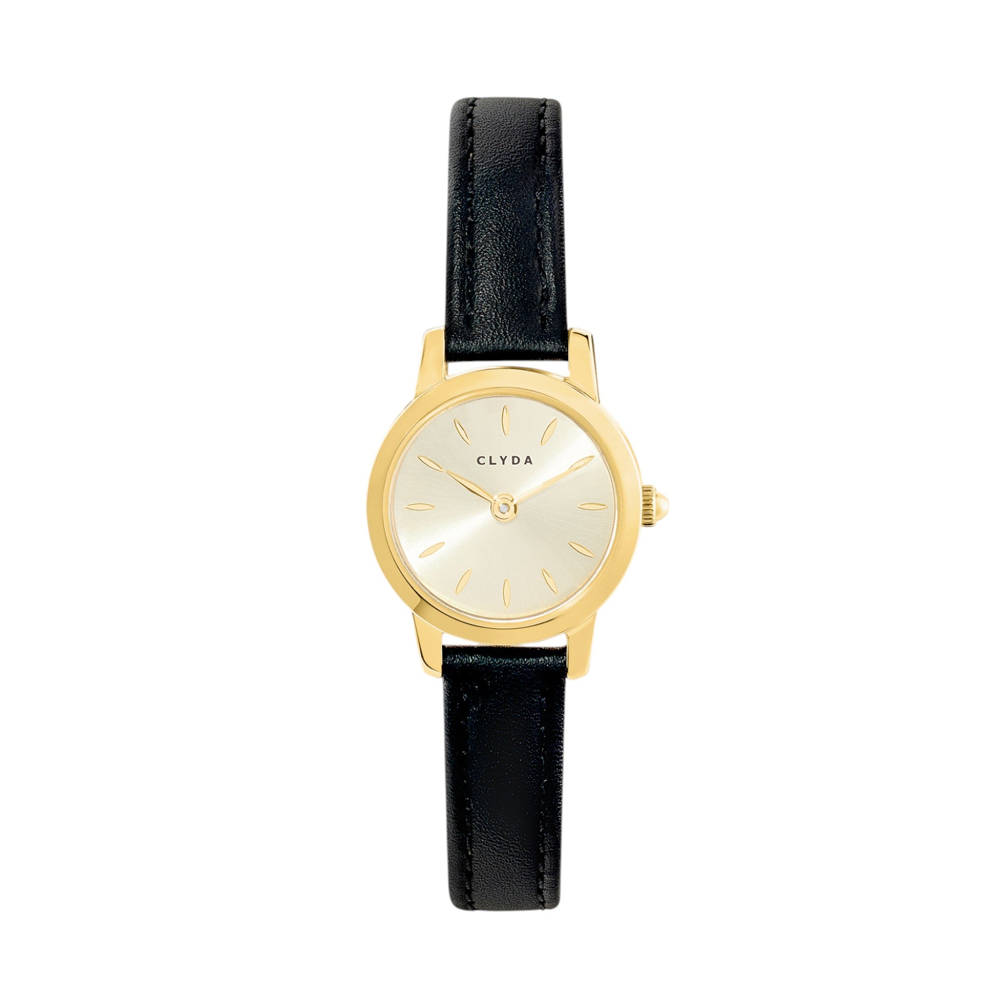 CLYDA Montre CLYDA Femme Emma en Cuir Noir CLA835DBM