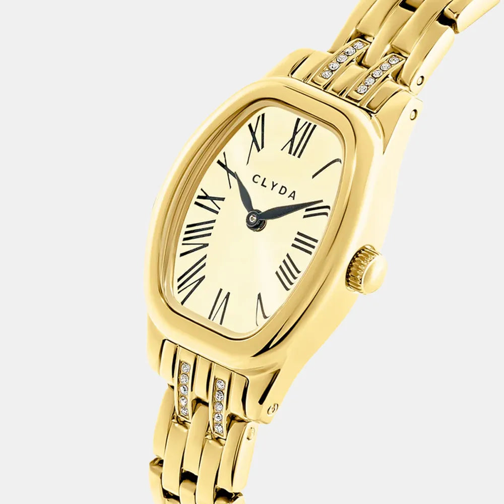 CLYDA Montre CLYDA Femme Gisele en Acier Doré CLA832DDD