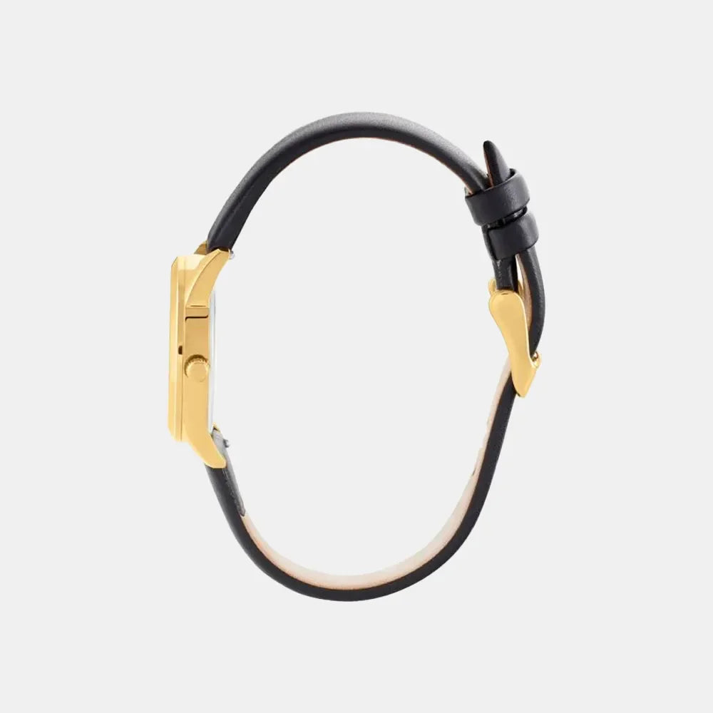 CLYDA Montre CLYDA Femme Jeannie en Cuir Noir CLA815DWN