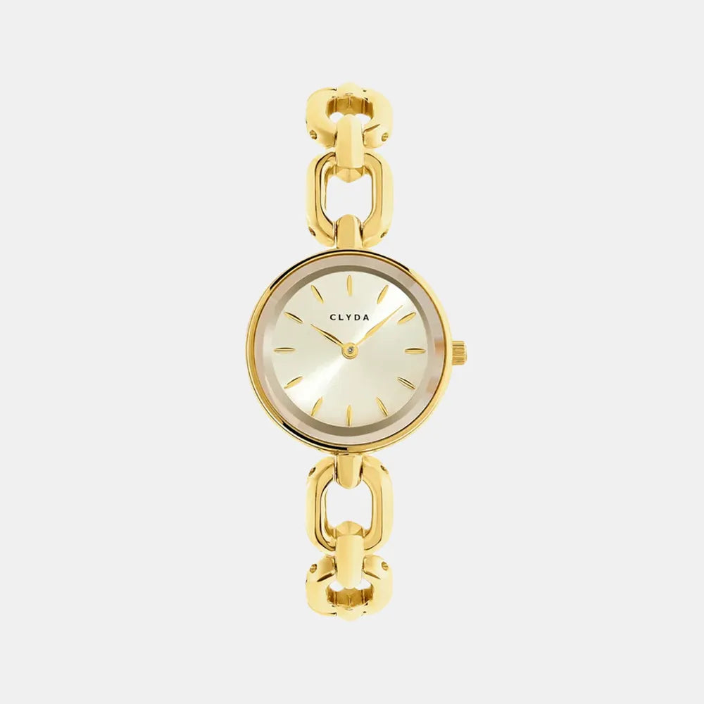 CLYDA Montre CLYDA Femme Sulia en Acier Doré CLA834DDD