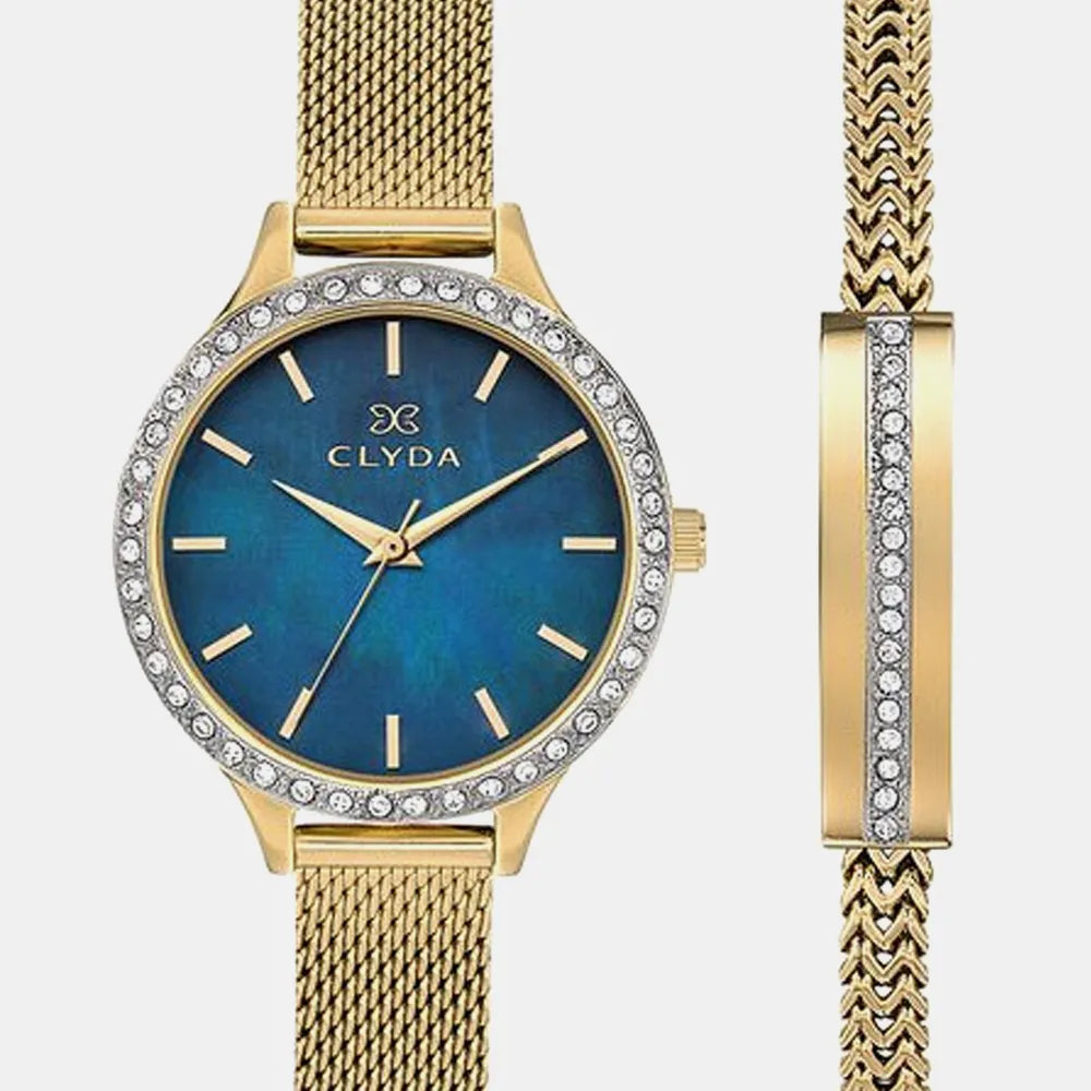 CLYDA Montre CLYDA Femme Versailles - Coffret avec Bracelet CLA0772PDIX