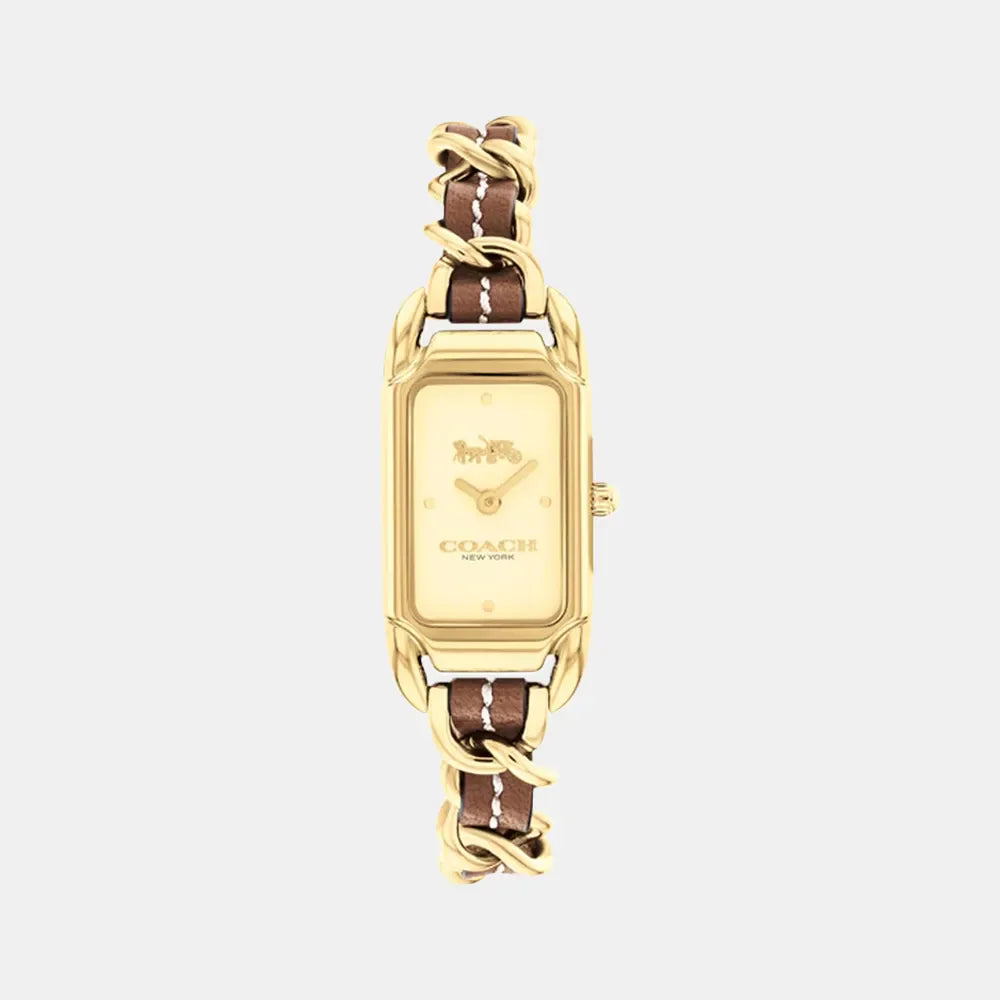 COACH Montre COACH Femme Cadie en Cuir et Acier 14504282