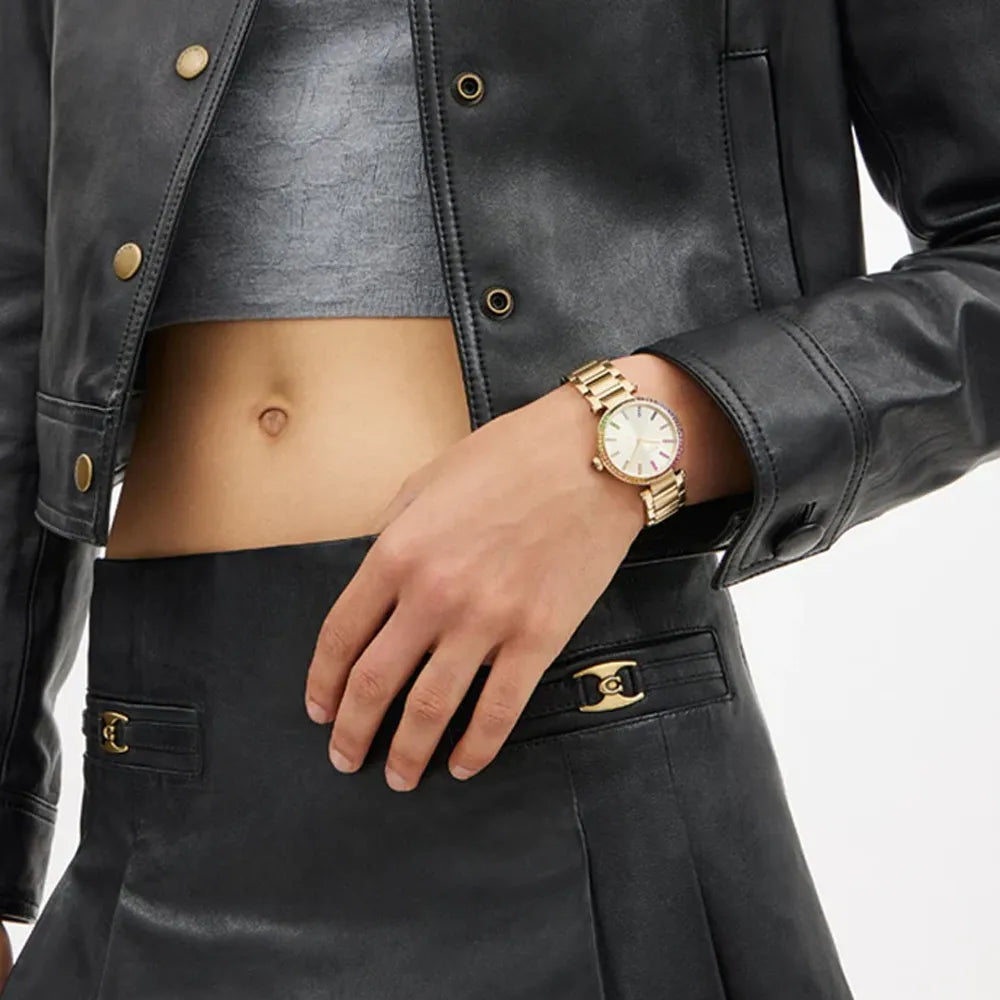 COACH Montre COACH Femme Cary en Acier Doré 14504271