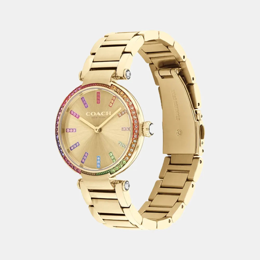 COACH Montre COACH Femme Cary en Acier Doré 14504271