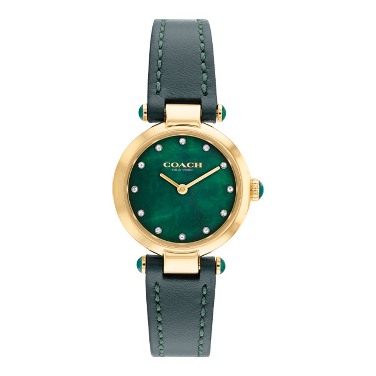 COACH Montre COACH Femme Cary en Cuir Vert 14503951
