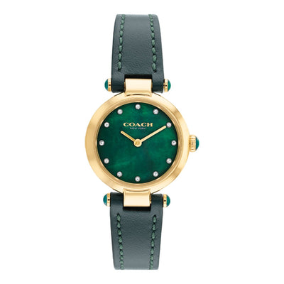 COACH Montre COACH Femme Cary en Cuir Vert 14503951
