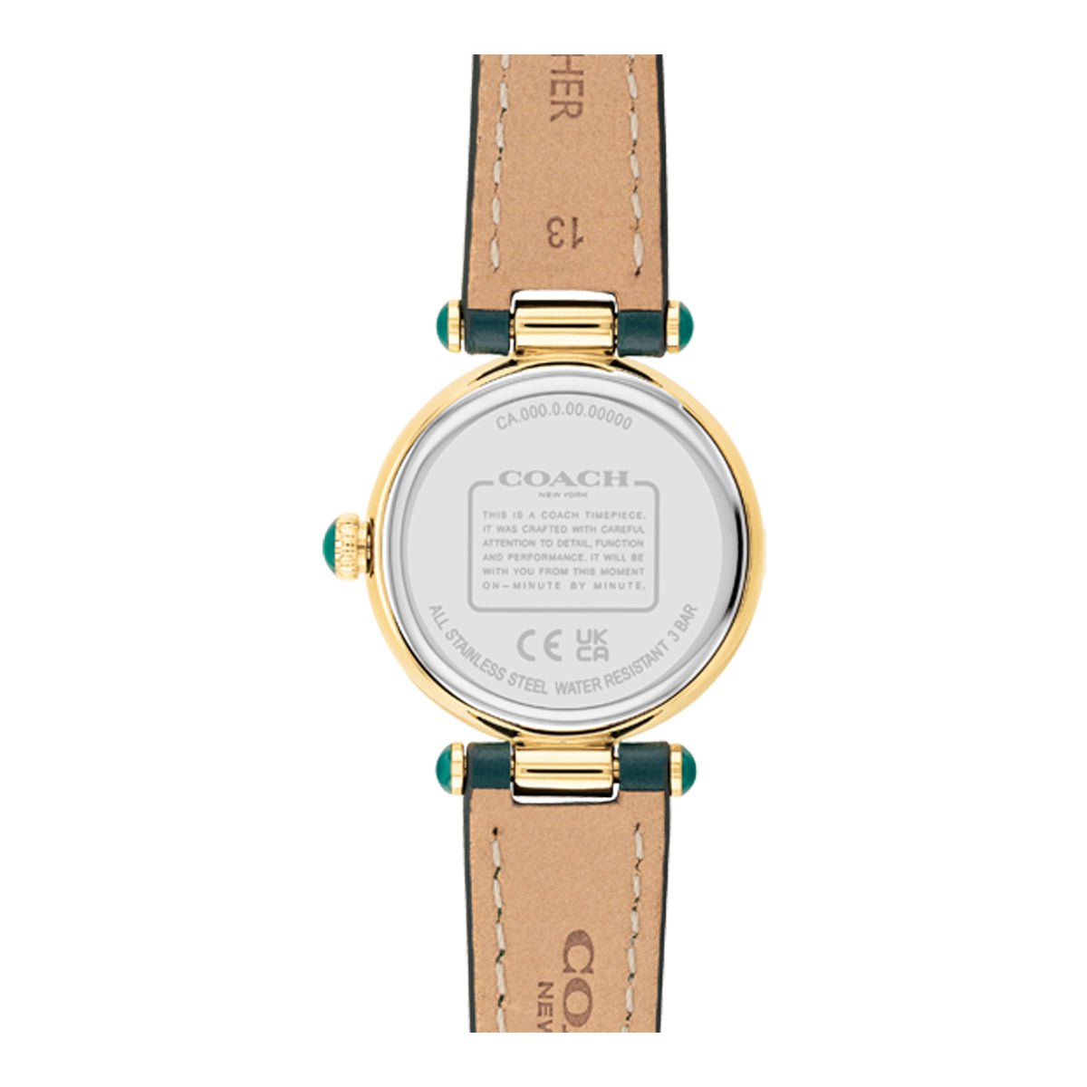 COACH Montre COACH Femme Cary en Cuir Vert 14503951