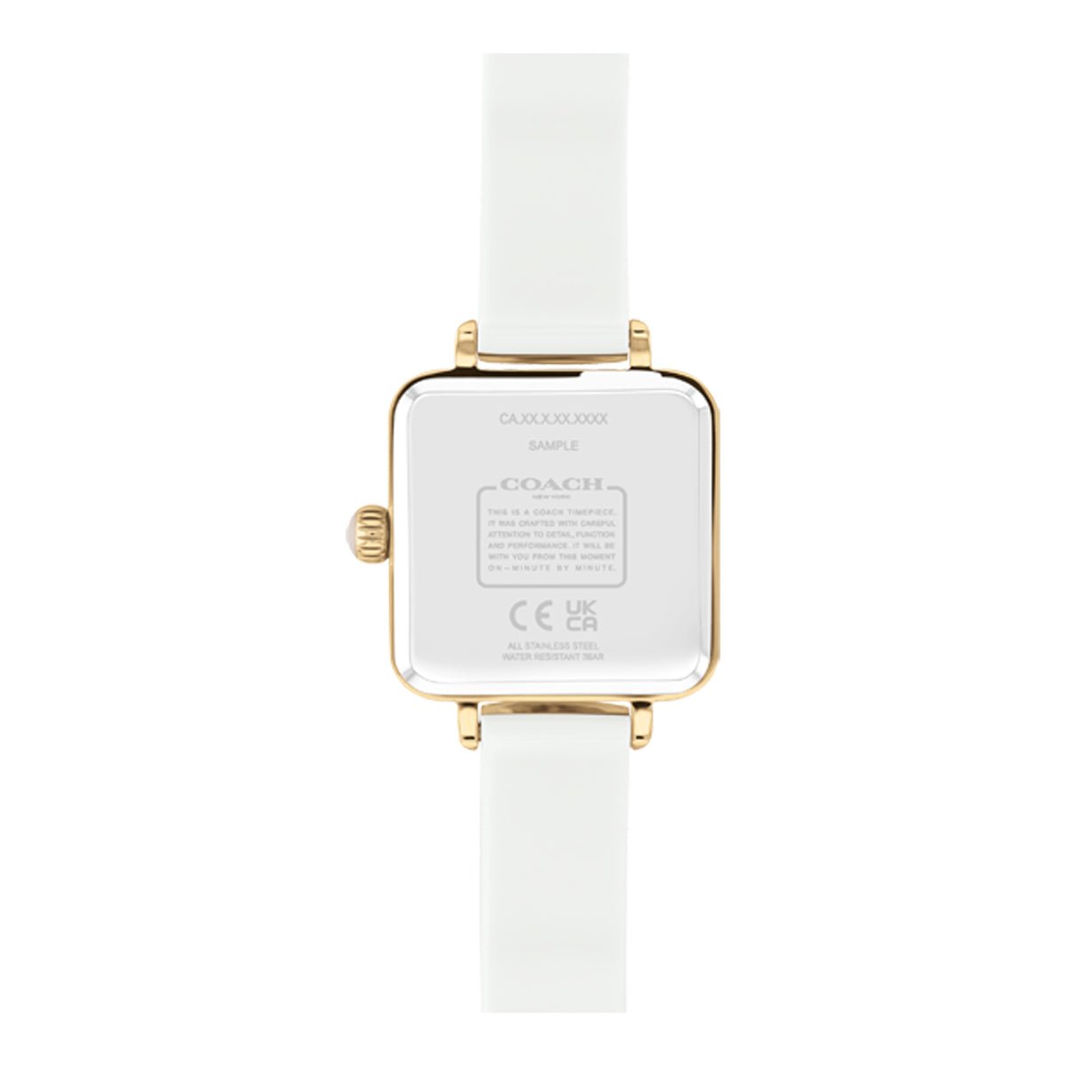 COACH Montre COACH Femme Cass en Cuir Blanc 14504308