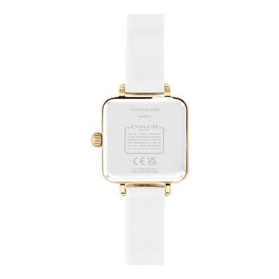 COACH Montre COACH Femme Cass en Cuir Blanc 14504308