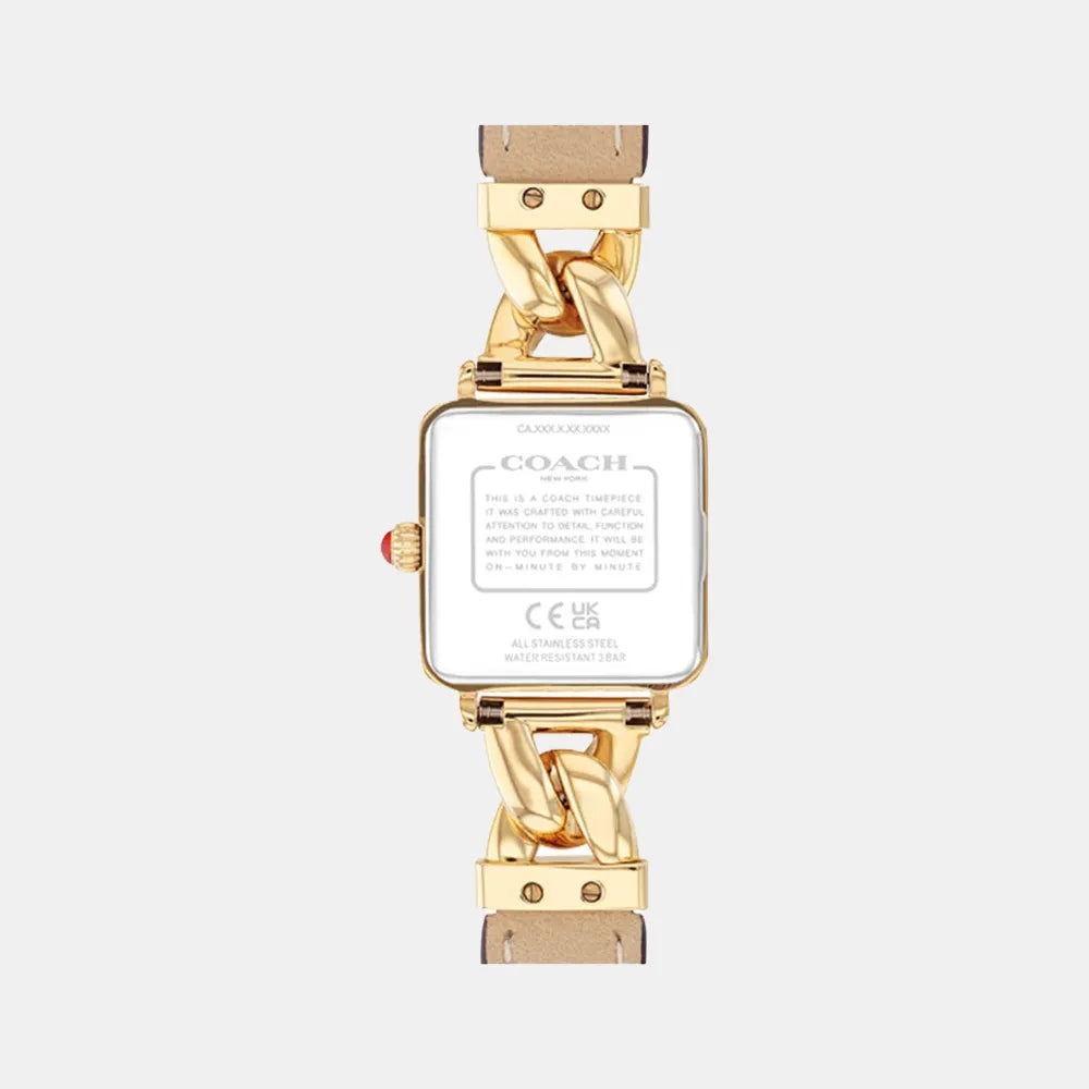 COACH Montre COACH Femme Cass en Cuir Rouge 14504358