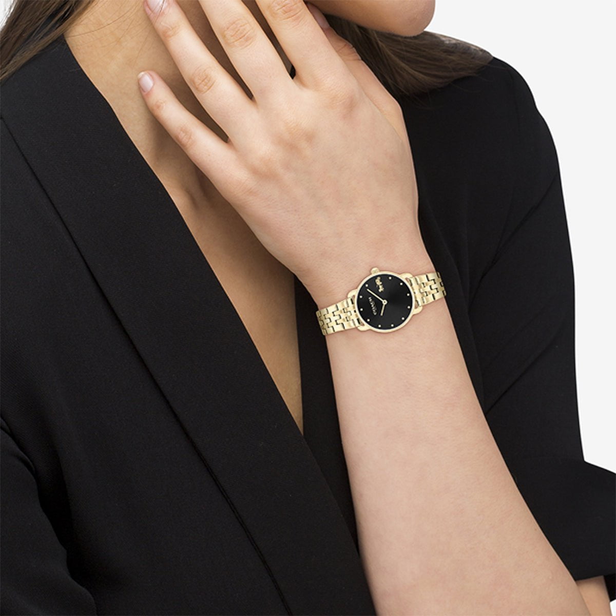 COACH Montre COACH Femme Elliot en Acier Doré 14504302