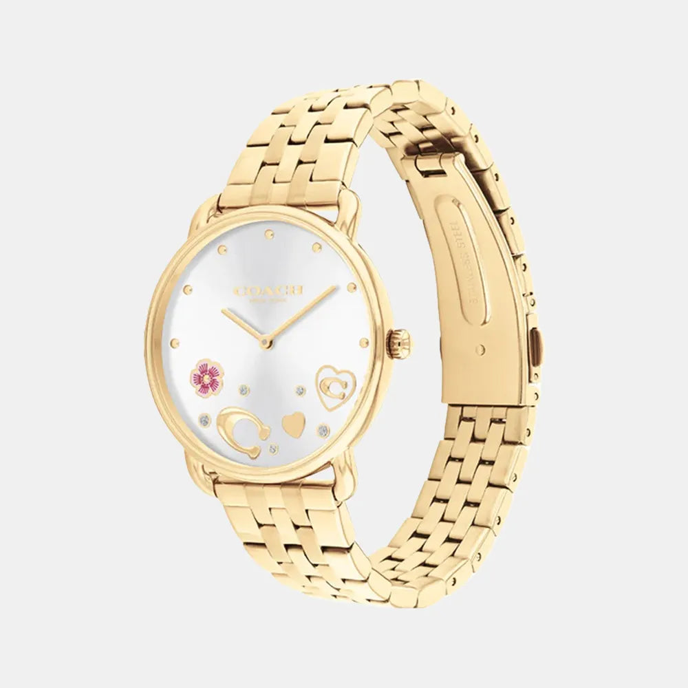 COACH Montre COACH Femme Elliot en Acier Doré 14504349