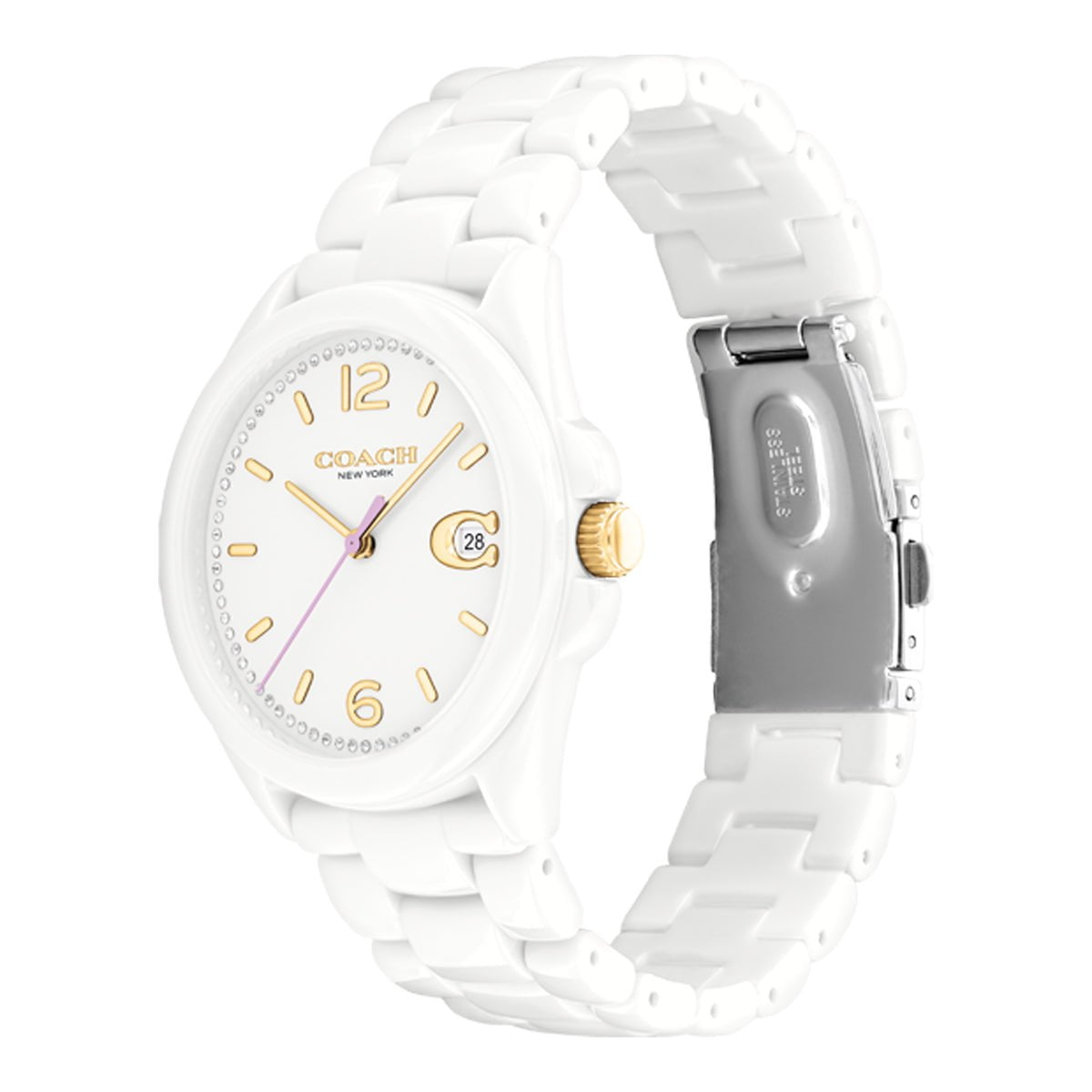 COACH Montre COACH Femme Greyson en Céramique Blanc 14503925