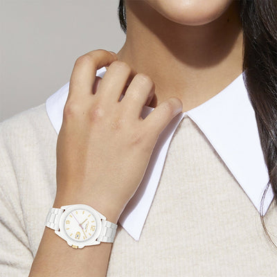 COACH Montre COACH Femme Greyson en Céramique Blanc 14503925