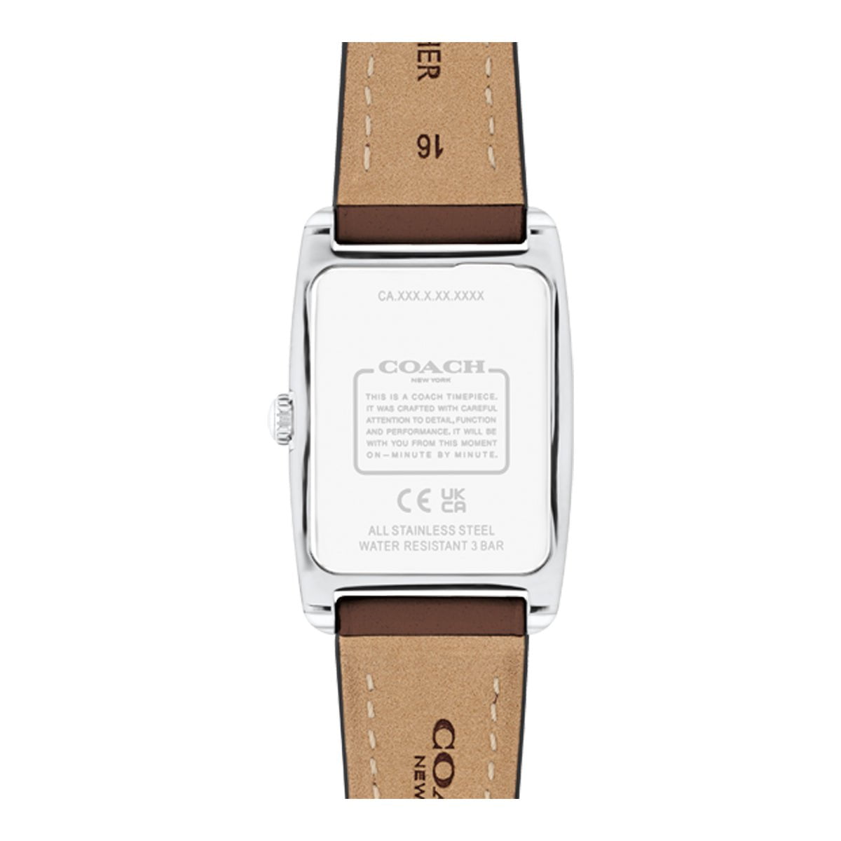 COACH Montre COACH Femme Reese en Cuir Marron 14504311