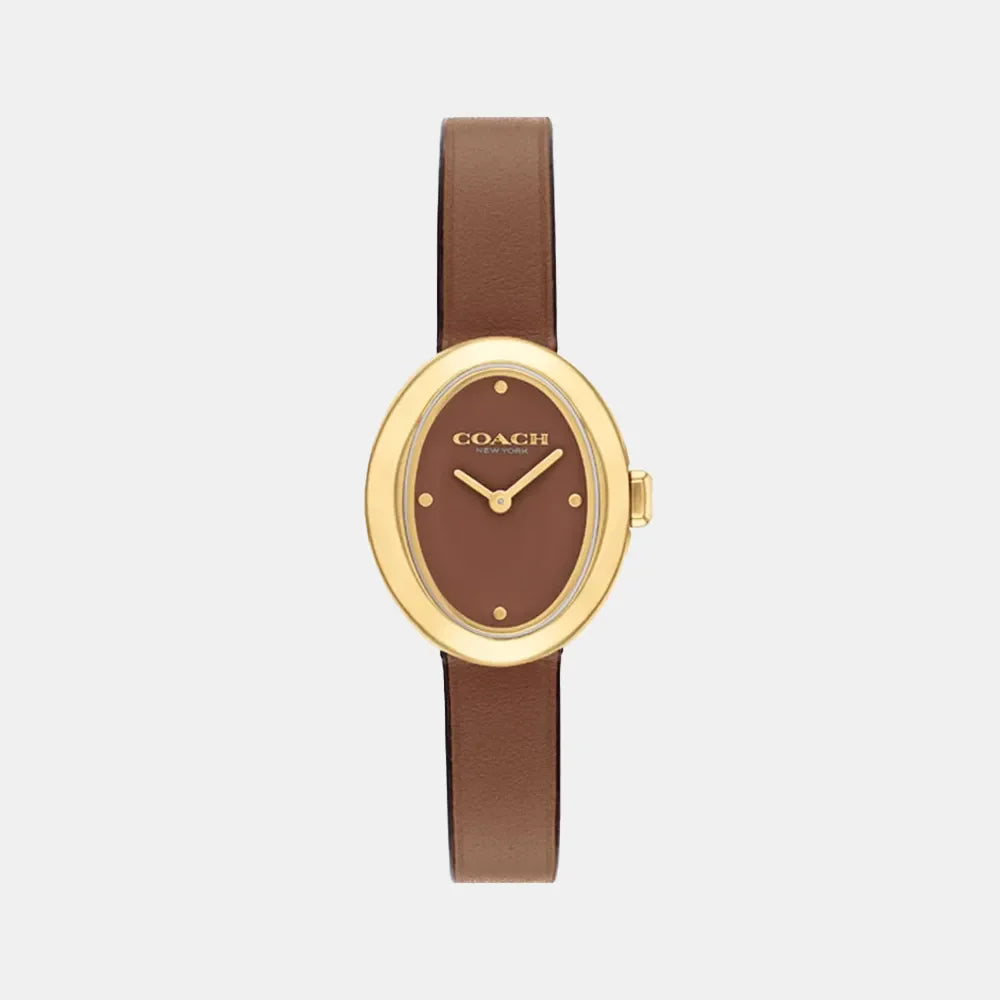 COACH Montre COACH Femme Sammy en Cuir Marron 14504426