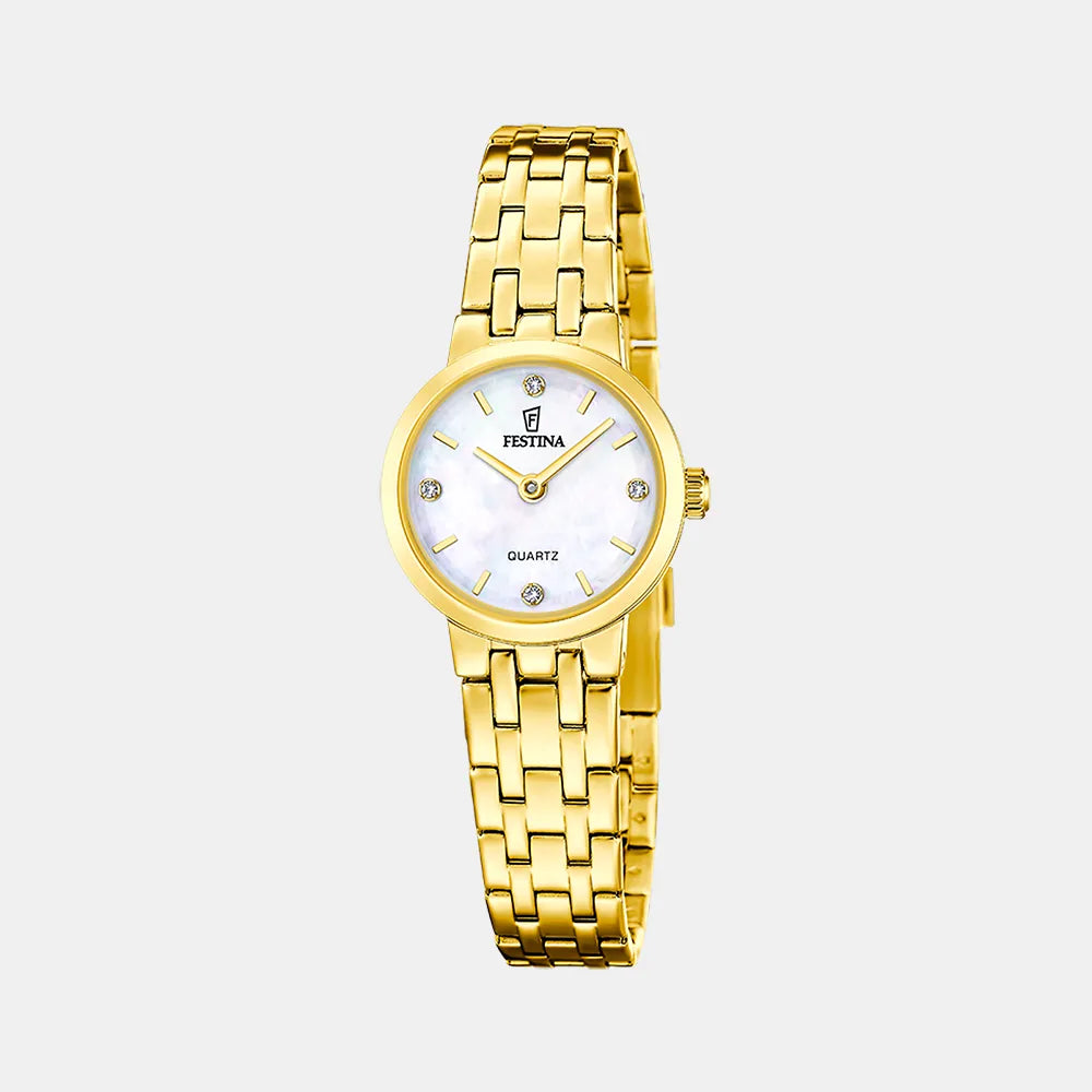 FESTINA Montre FESTINA Femme Mademoiselle en Acier Doré F20748/1