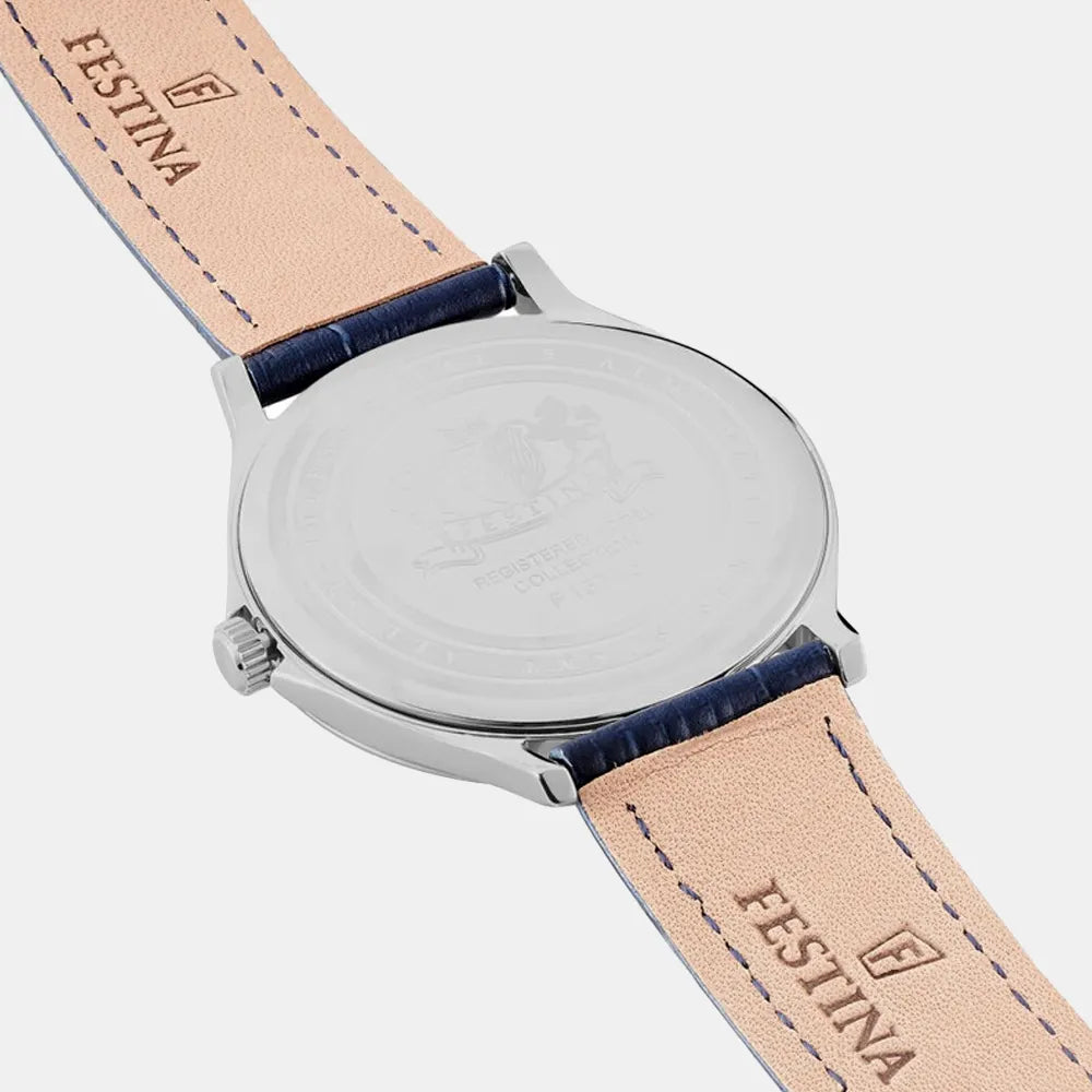 FESTINA Montre FESTINA Homme Classique en Cuir Bleu  F16745/3