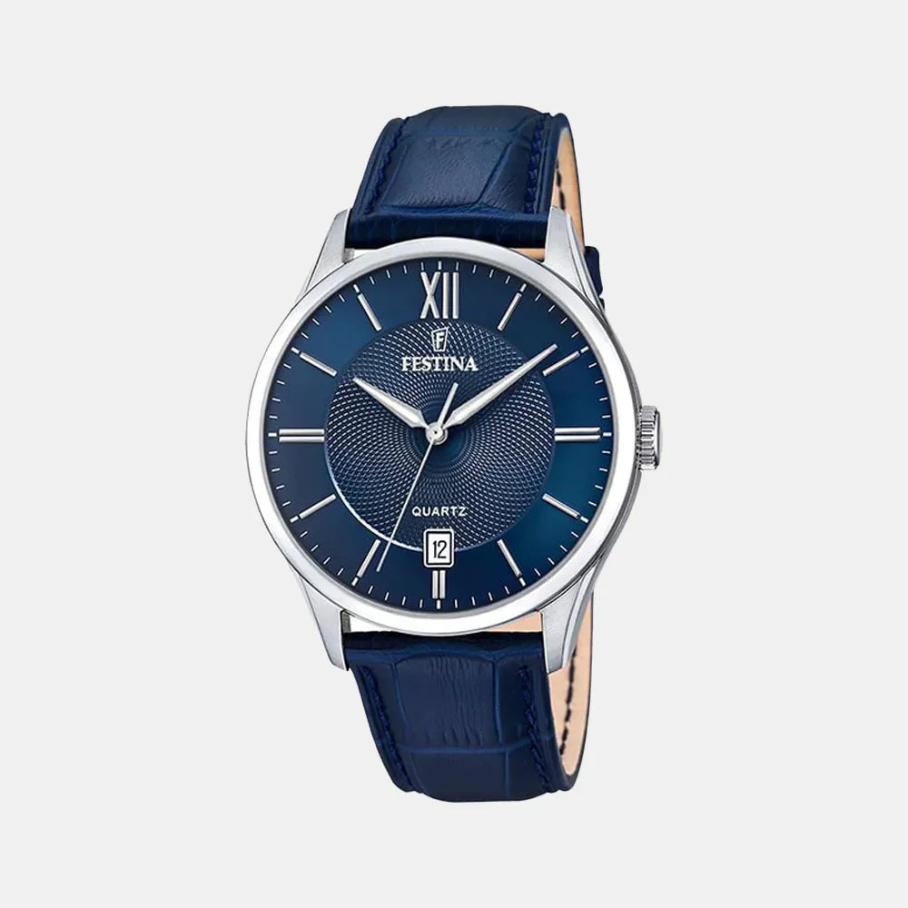 FESTINA Montre FESTINA Homme Classique en Cuir Bleu F20426/2