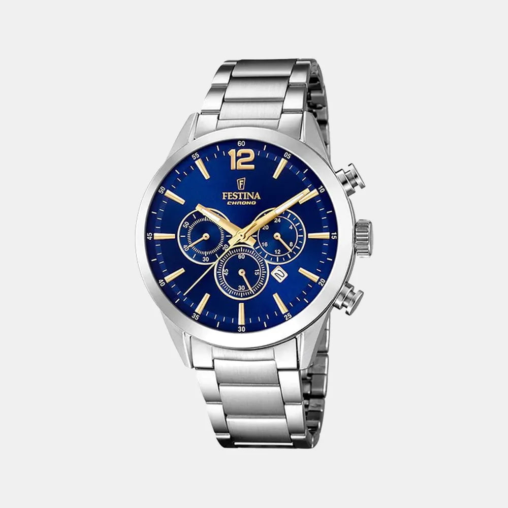FESTINA Montre FESTINA Homme Timeless Chonographe en Acier F20343/2