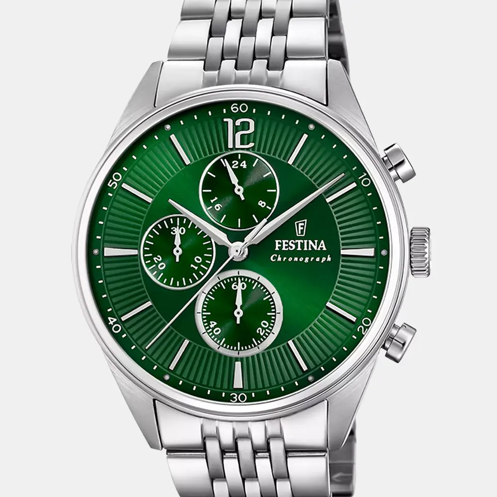 FESTINA Montre FESTINA Homme Timeless Chronographe en Acier F20285/8