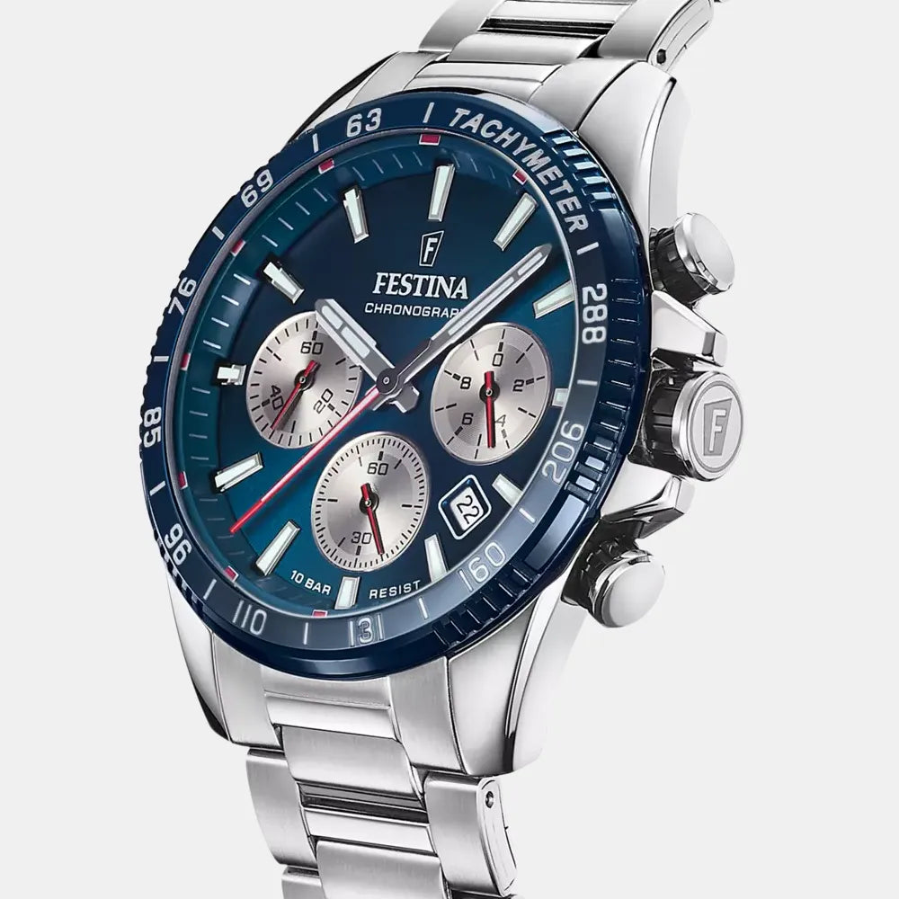 FESTINA Montre FESTINA Homme Timeless Chronographe en Acier F20560/2