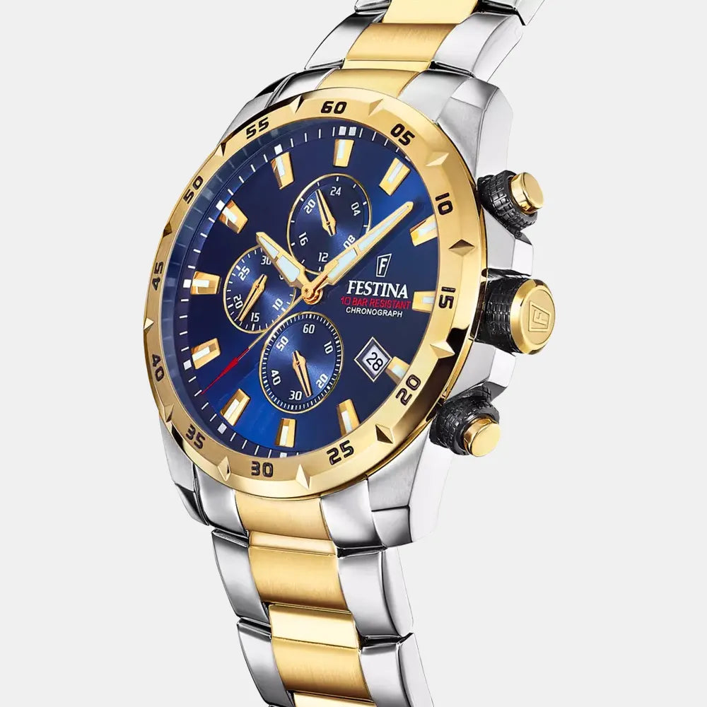 FESTINA Montre FESTINA Homme Timeless Chronographe en Acier F20562/2