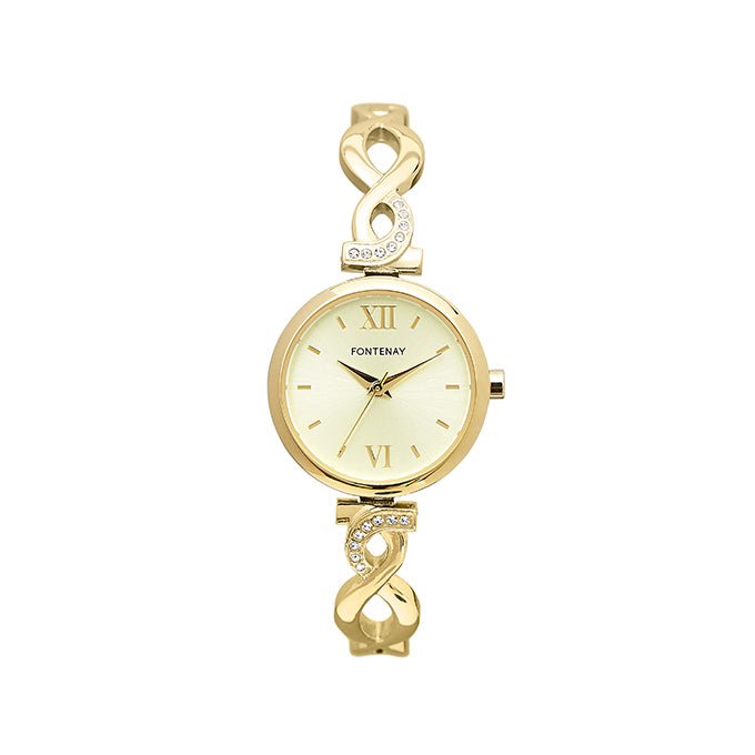 FONTENAY Montre FONTENAY Femme Aline en Acier Doré FPA00302