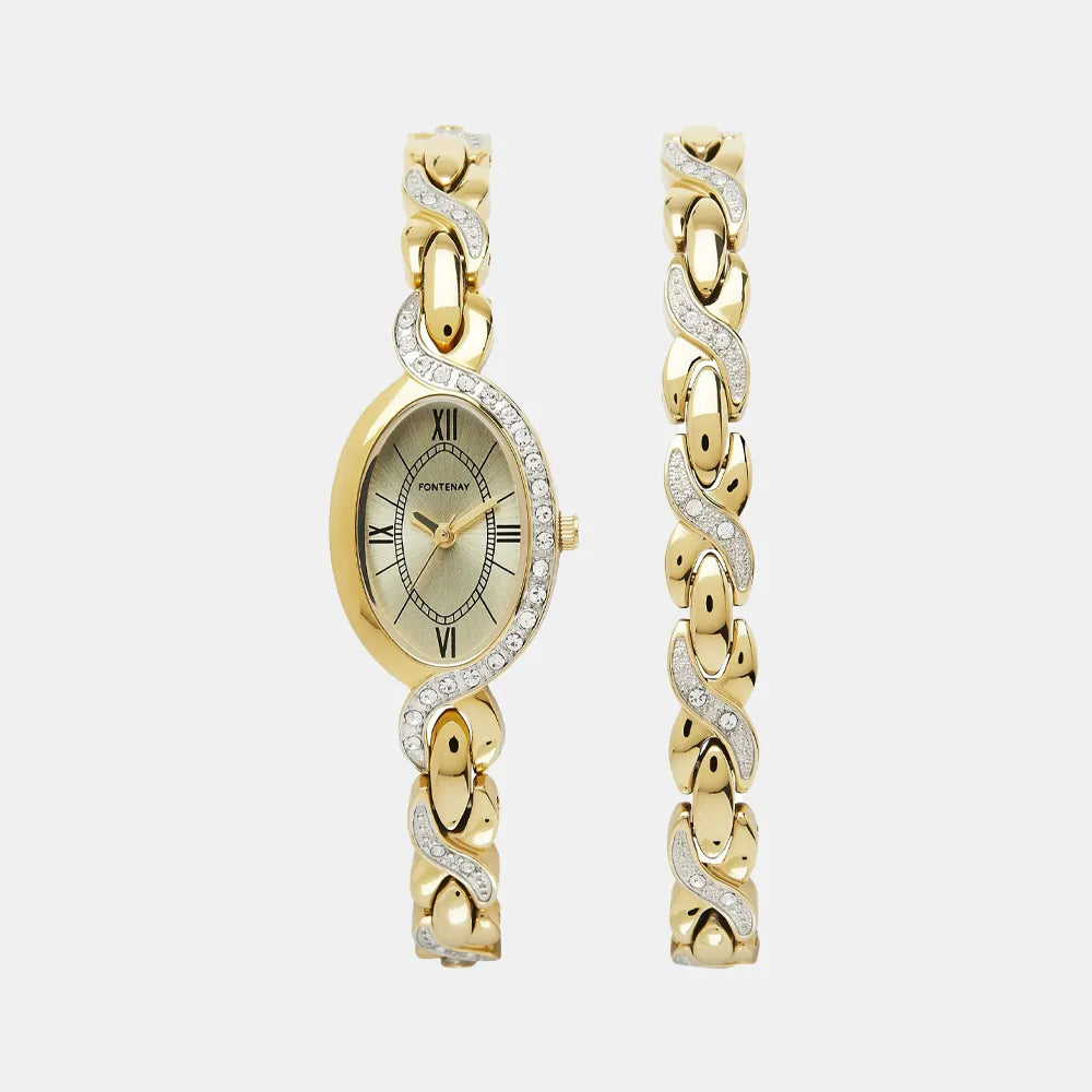 FONTENAY Montre FONTENAY Femme Julia Coffret Montre et Bijoux FPB00402SET