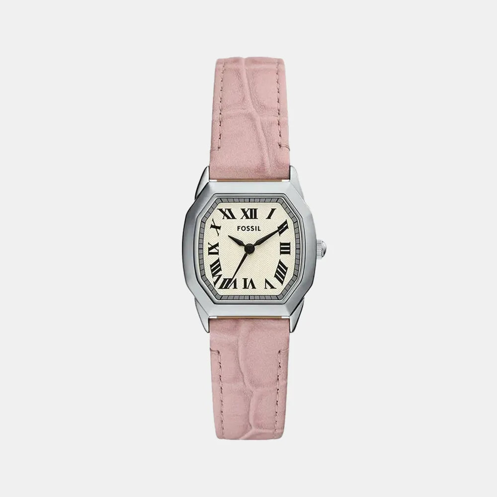 FOSSIL Montre FOSSIL Femme Harlow en Cuir Rose ES5406